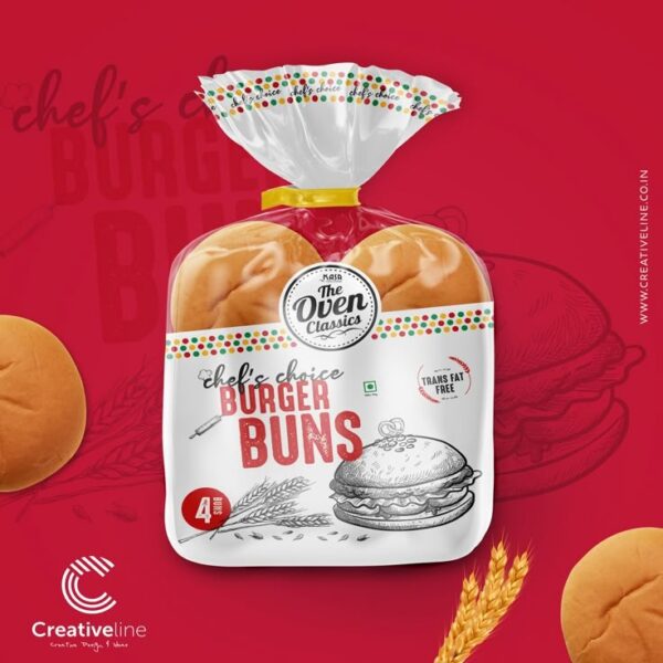 The Oven Classic Burger Buns (4 pieces)
