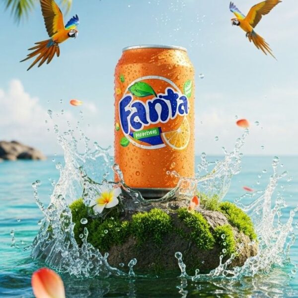 Fanta - Orange Flavoured Can 250ml